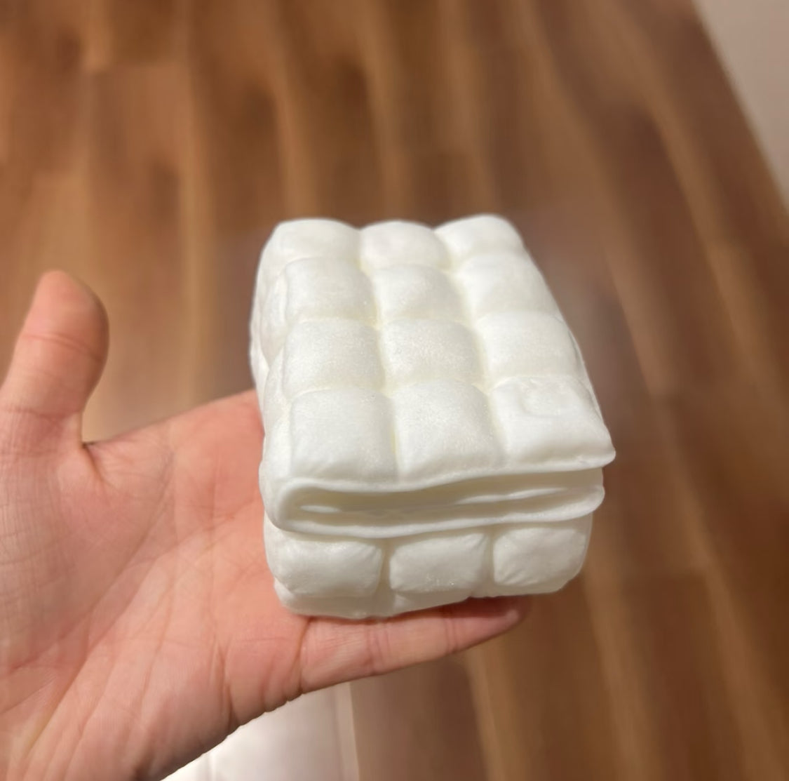 Silicone Fidget Toy - Large Food Cube Squishy Relaxation Aid - Lynsolab