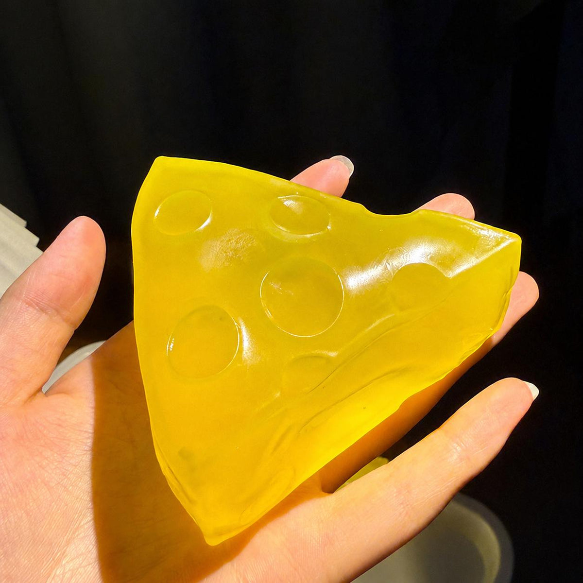 LYNSOLAB Coconut Oil Cheese Slice Squishy - Ultimate Stress Relief Fidget Toy