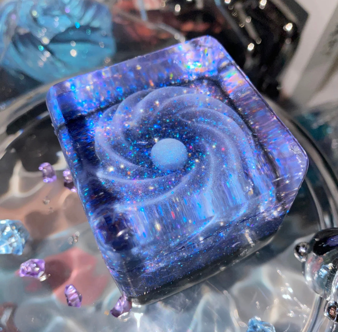 Galaxy Spiral Cube Fidget Toy - Stress Relief in a Colorful Package - Lynsolab