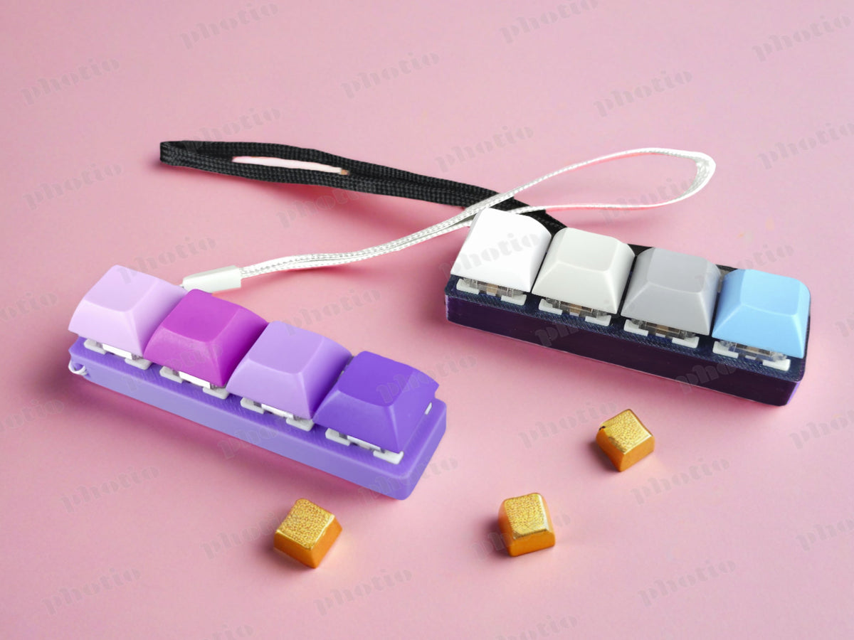 4-Button No Walls Keyboard Clicker Fidget Toy EDC Desk Stress Relief Sensory Gadget - Lynsolab