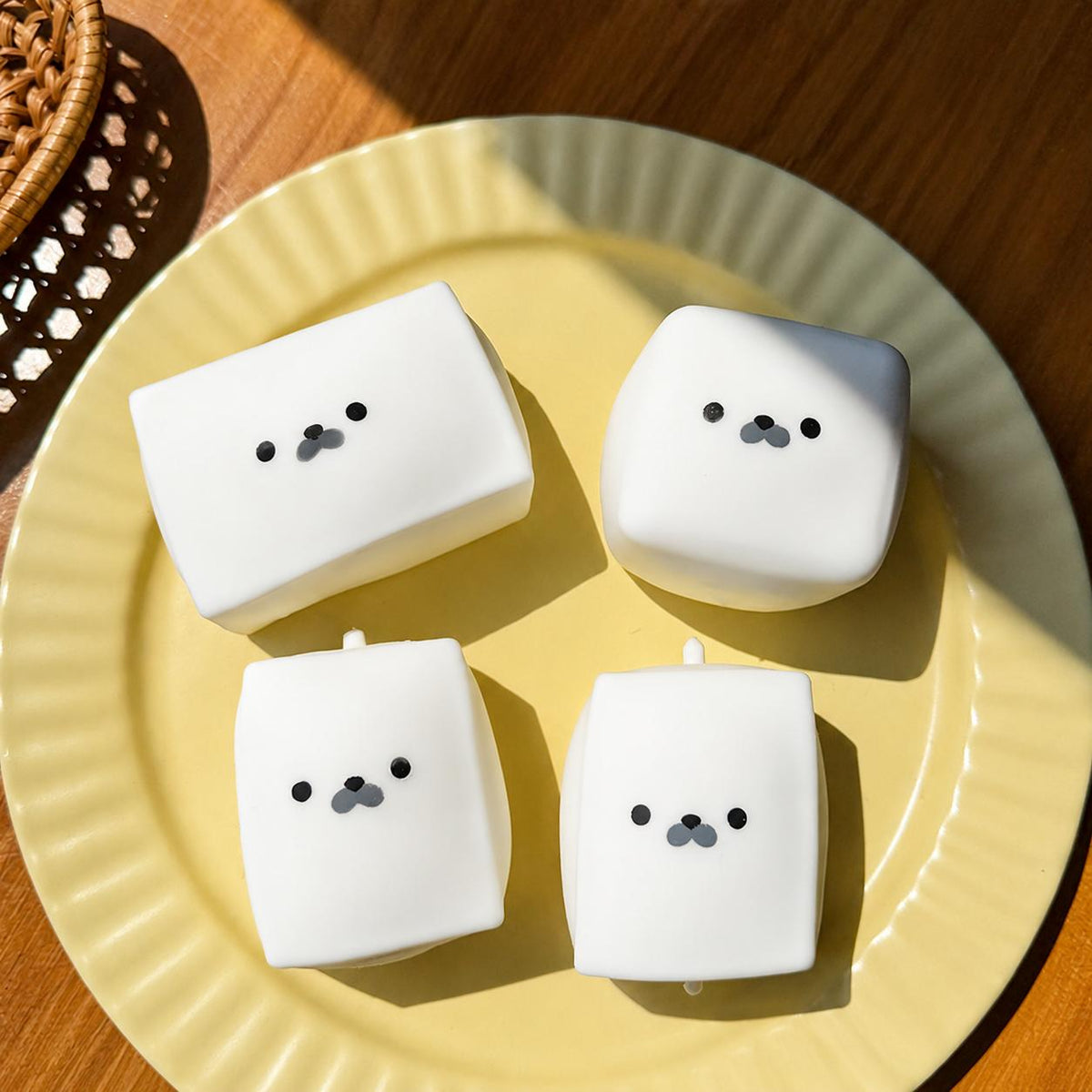 Kawaii Water-Themed Squishies 4-Pack | Stress Relief Sensory Toys for Calming Fidgeting Adventures