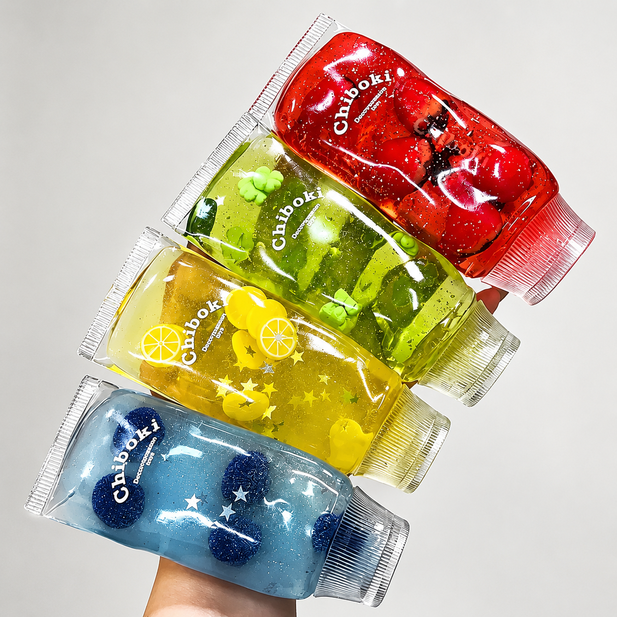 Cute Squeeze Gel Tube Fidget Toy, Soft Squishy Sensory Toy, Slow Rising TPR Squeeze Toy, Clear Plain Gel Stre