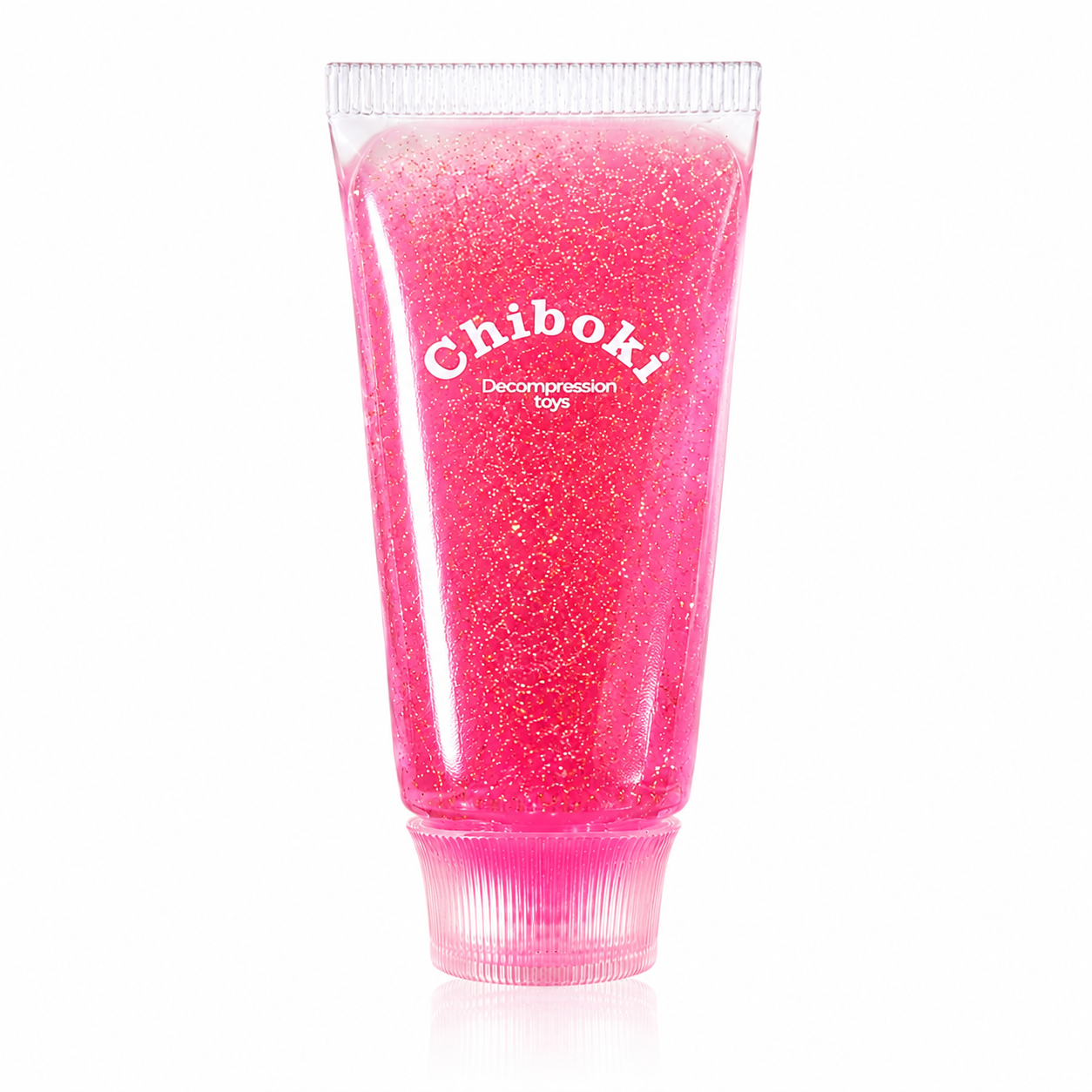 Cute Squeeze Gel Tube Fidget Toy, Soft Squishy Sensory Toy, Slow Rising TPR Squeeze Toy, Clear Plain Gel Stre