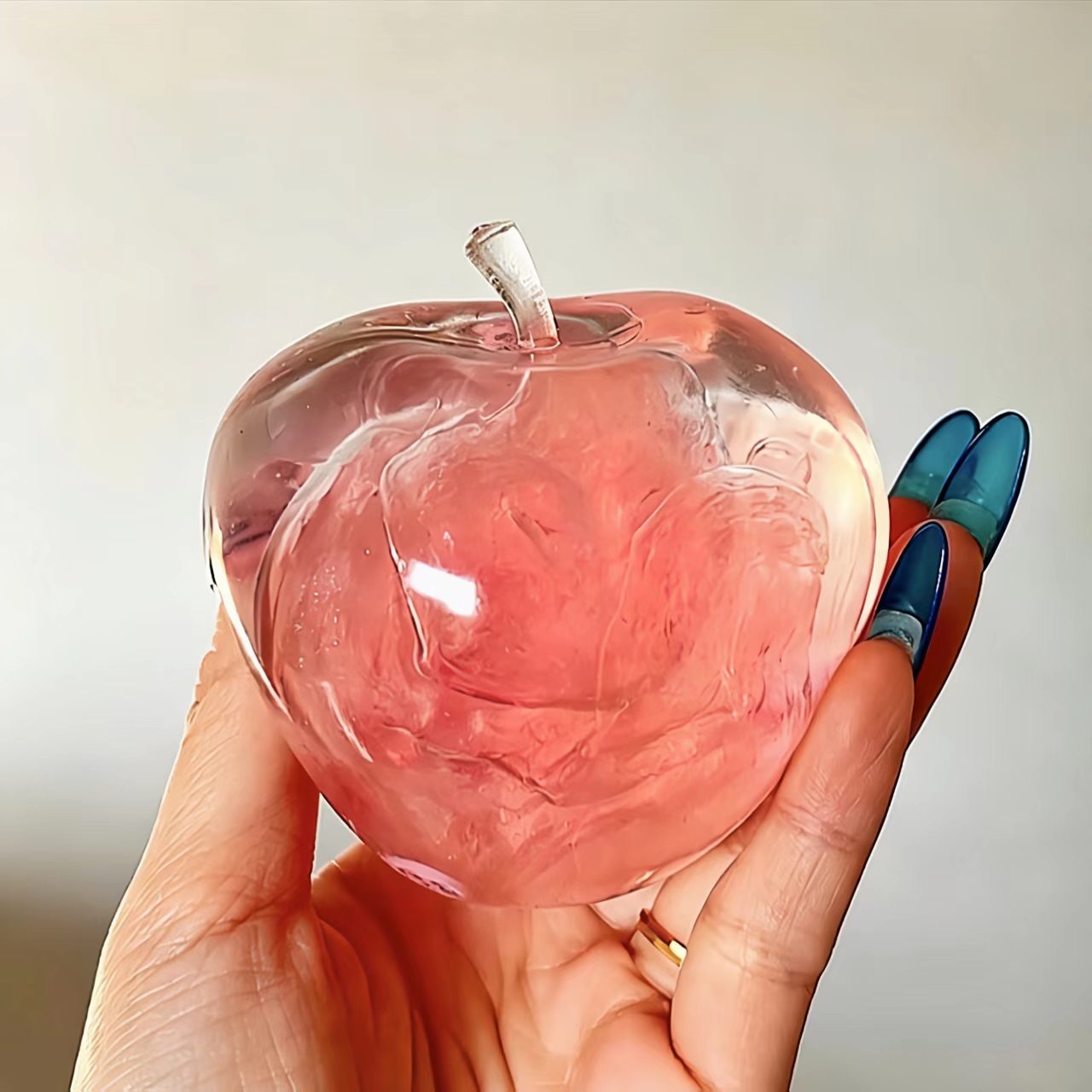 Glittery Apple (Zero bounce-back) Squish Fidget Toy