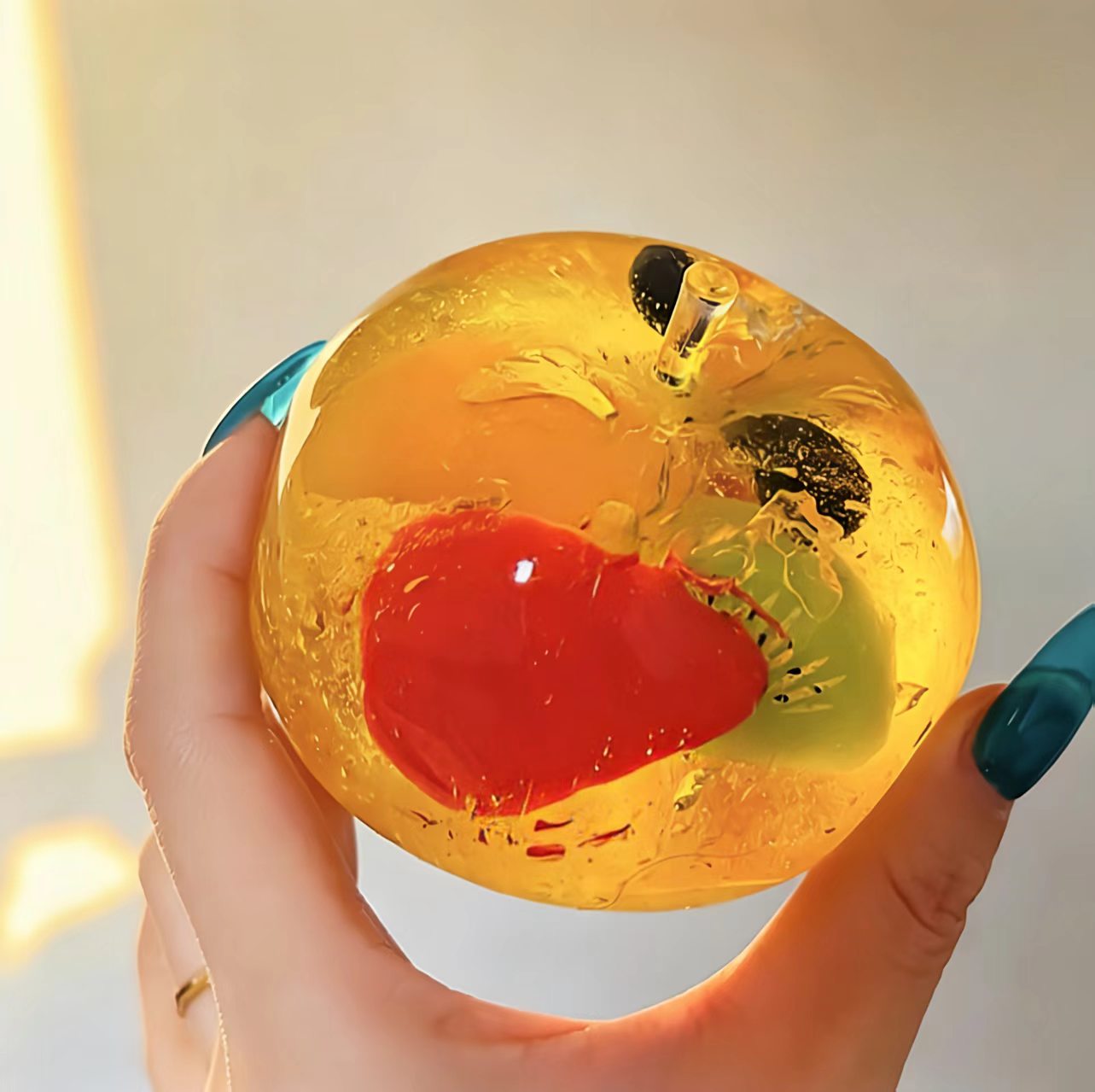 Mix Fruit Apple (Zero bounce-back) Squishy Fidget Toy