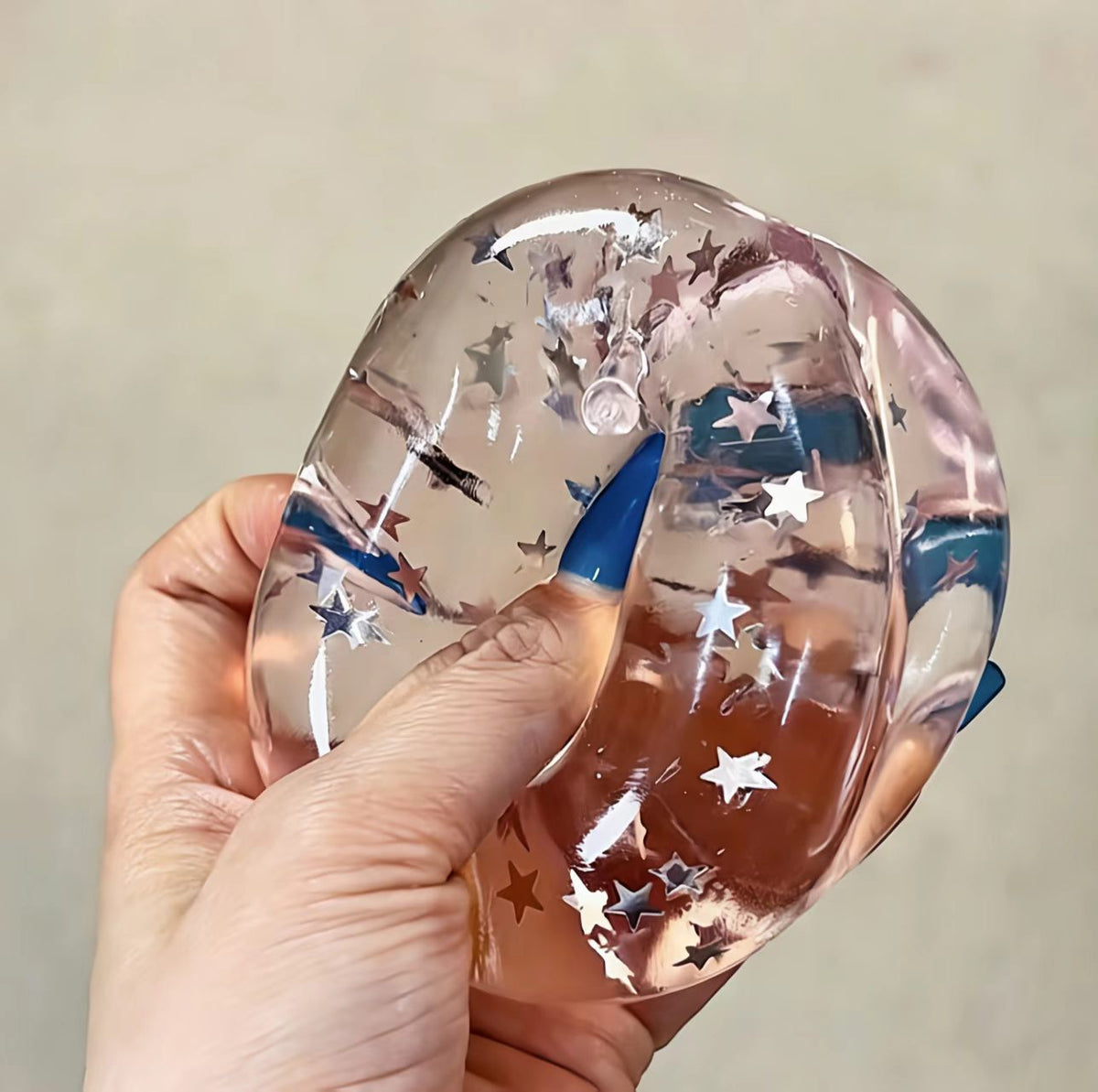Nebula Galaxy Apple Squishy Fidget Toy - Lynsolab