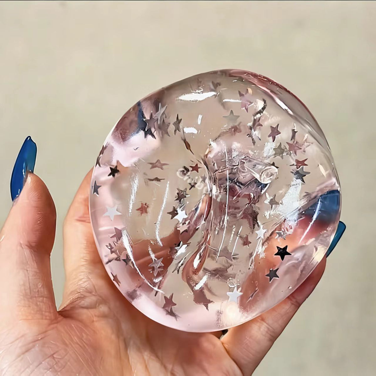 Nebula Galaxy Apple Squishy Fidget Toy - Lynsolab