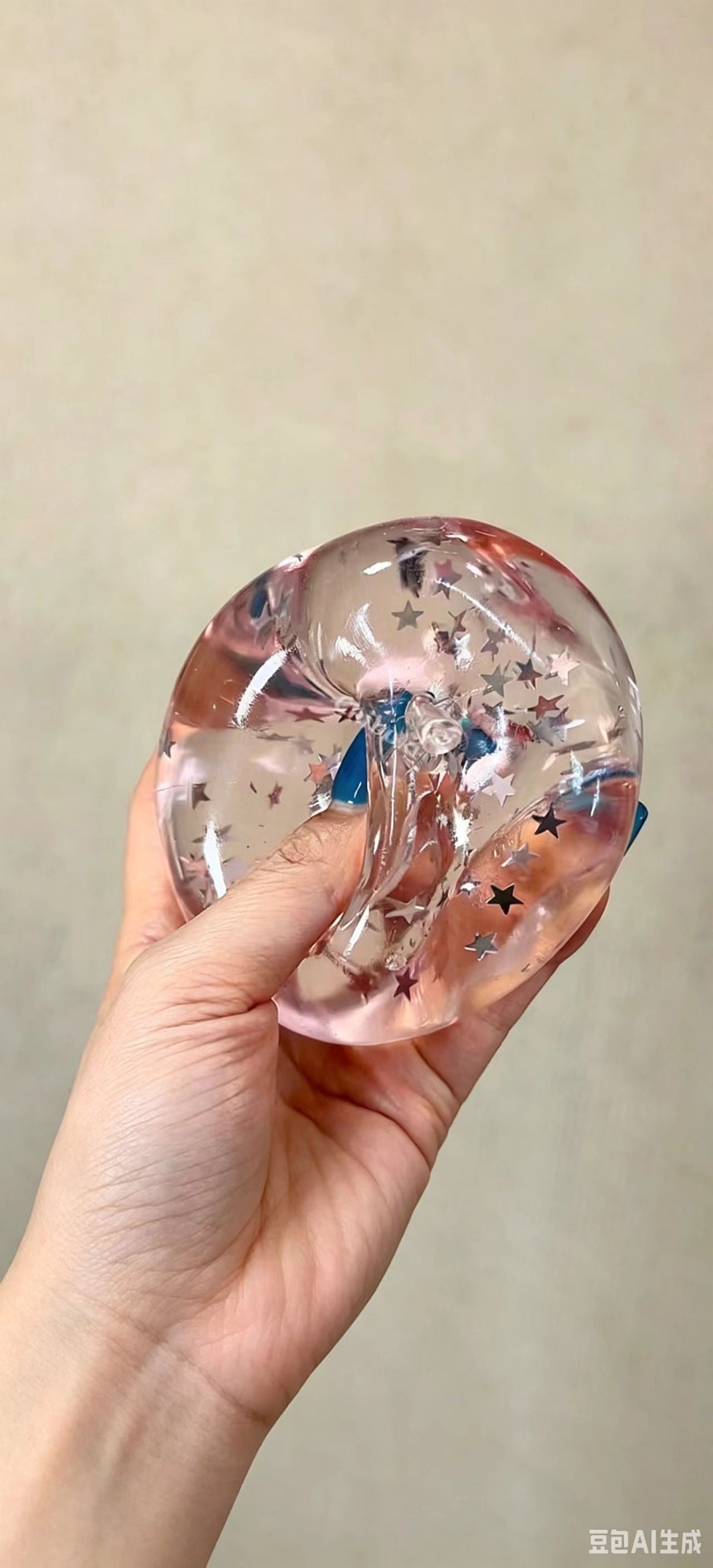 Nebula Galaxy Apple Squishy Fidget Toy - Lynsolab