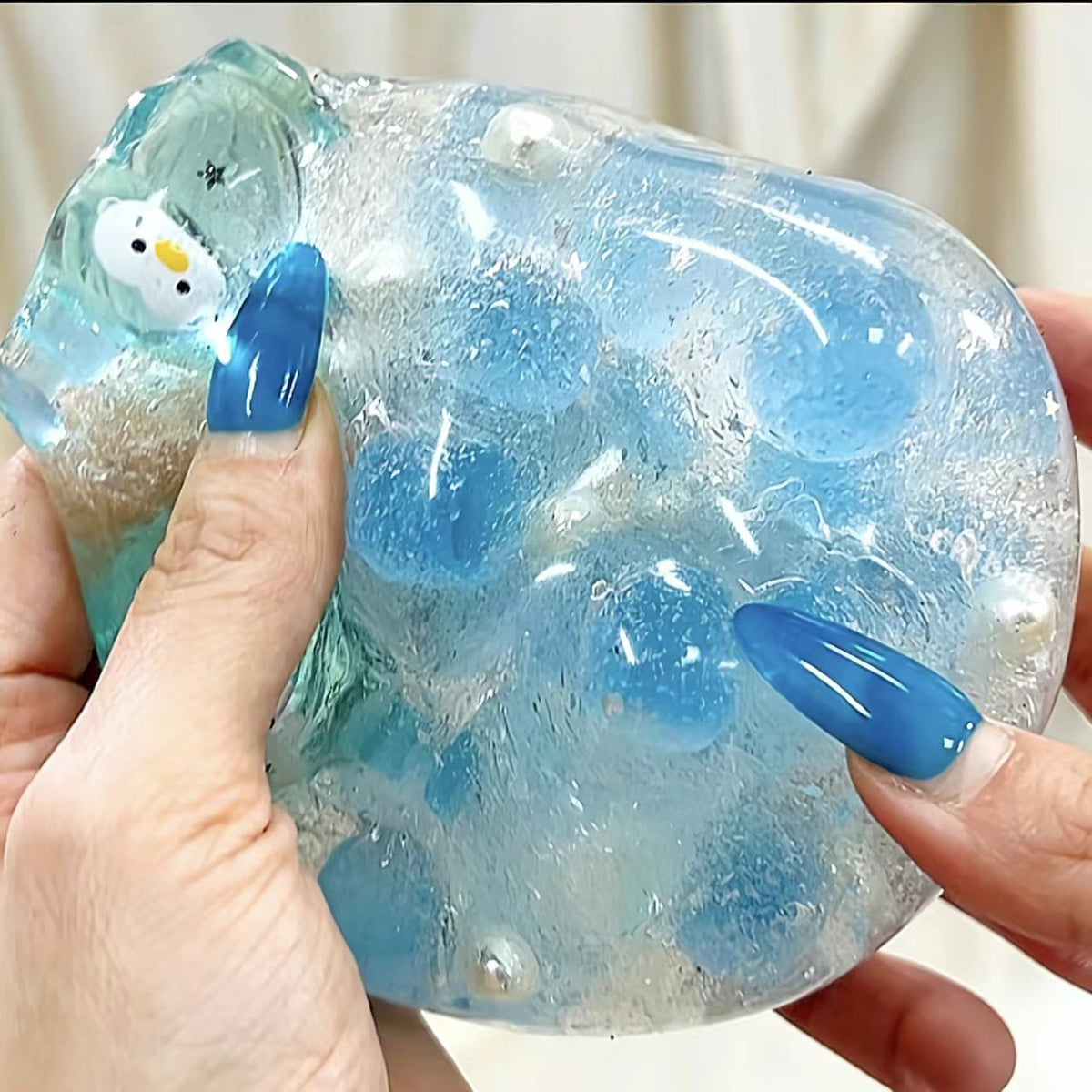 Medium Apple Squishy Fidget Toy for Stress Relief and Fun - Lynsolab