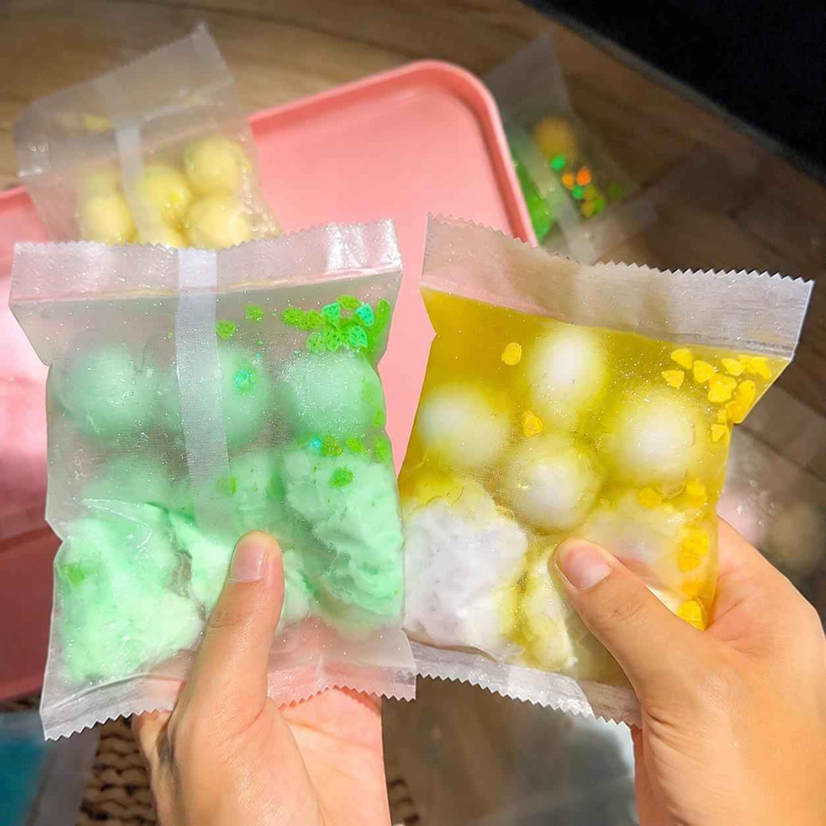 6-Pack One-Time Use Crunchy Stress Balls for Instant ASMR Relief