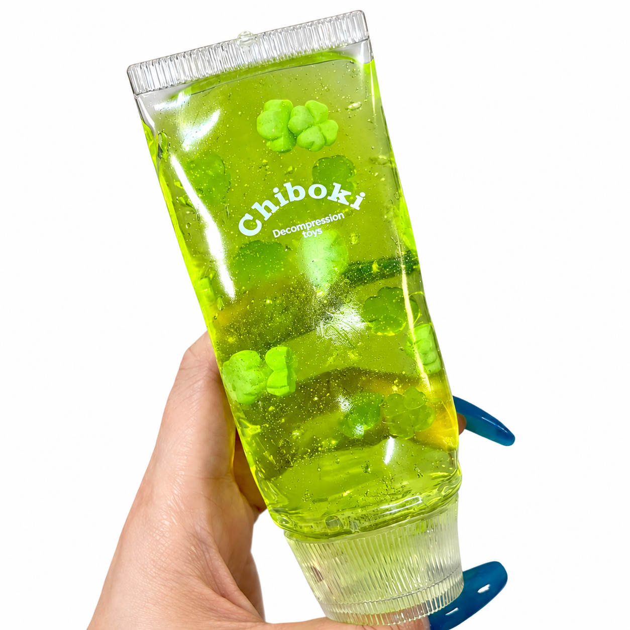 Cute Squeeze Gel Tube Fidget Toy, Soft Squishy Sensory Toy, Slow Rising TPR Squeeze Toy, Clear Plain Gel Stre