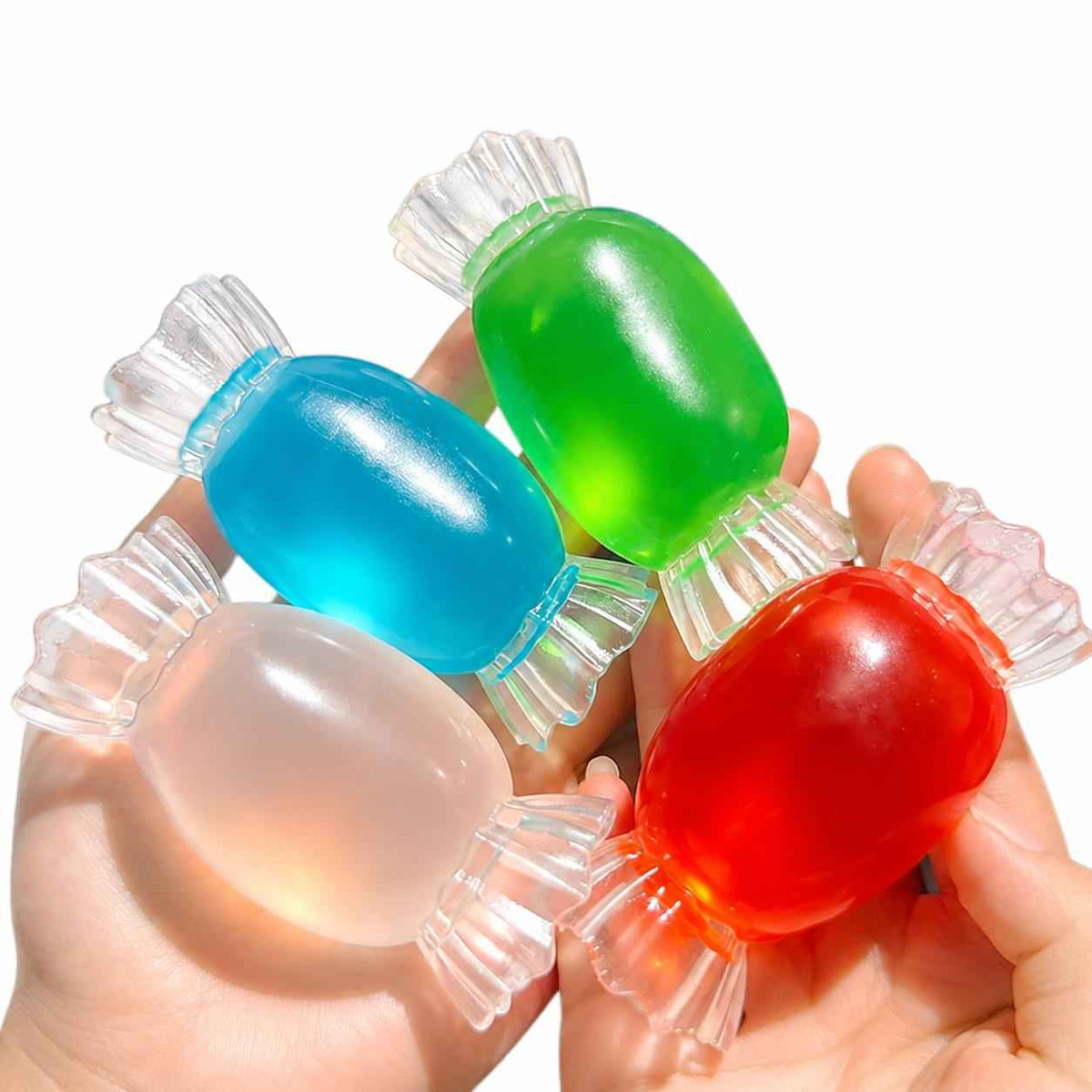 Candy-Shaped Coconut Oil Squishy | Soft Jelly Fidget Toy for Stress Relief