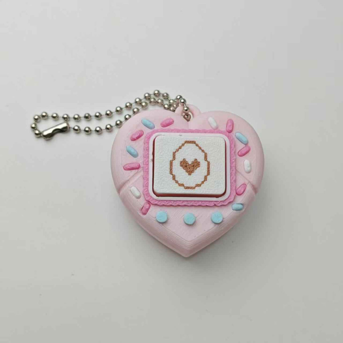 LYNSOLAB Y2K Heart Fidget Keychain - Portable Sensory Stress Reliever
