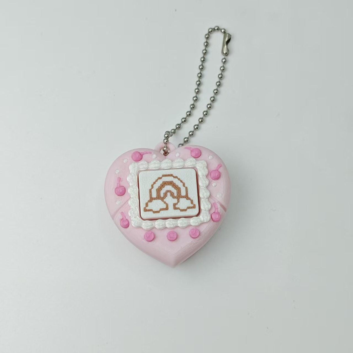 LYNSOLAB Y2K Heart Fidget Keychain - Portable Sensory Stress Reliever