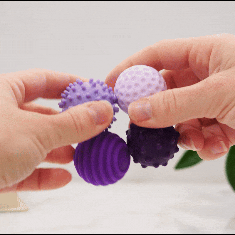 YNSOLAB Silicone Magnetic Fidget Balls Tactile Sensory Stress Relief Desk Toys