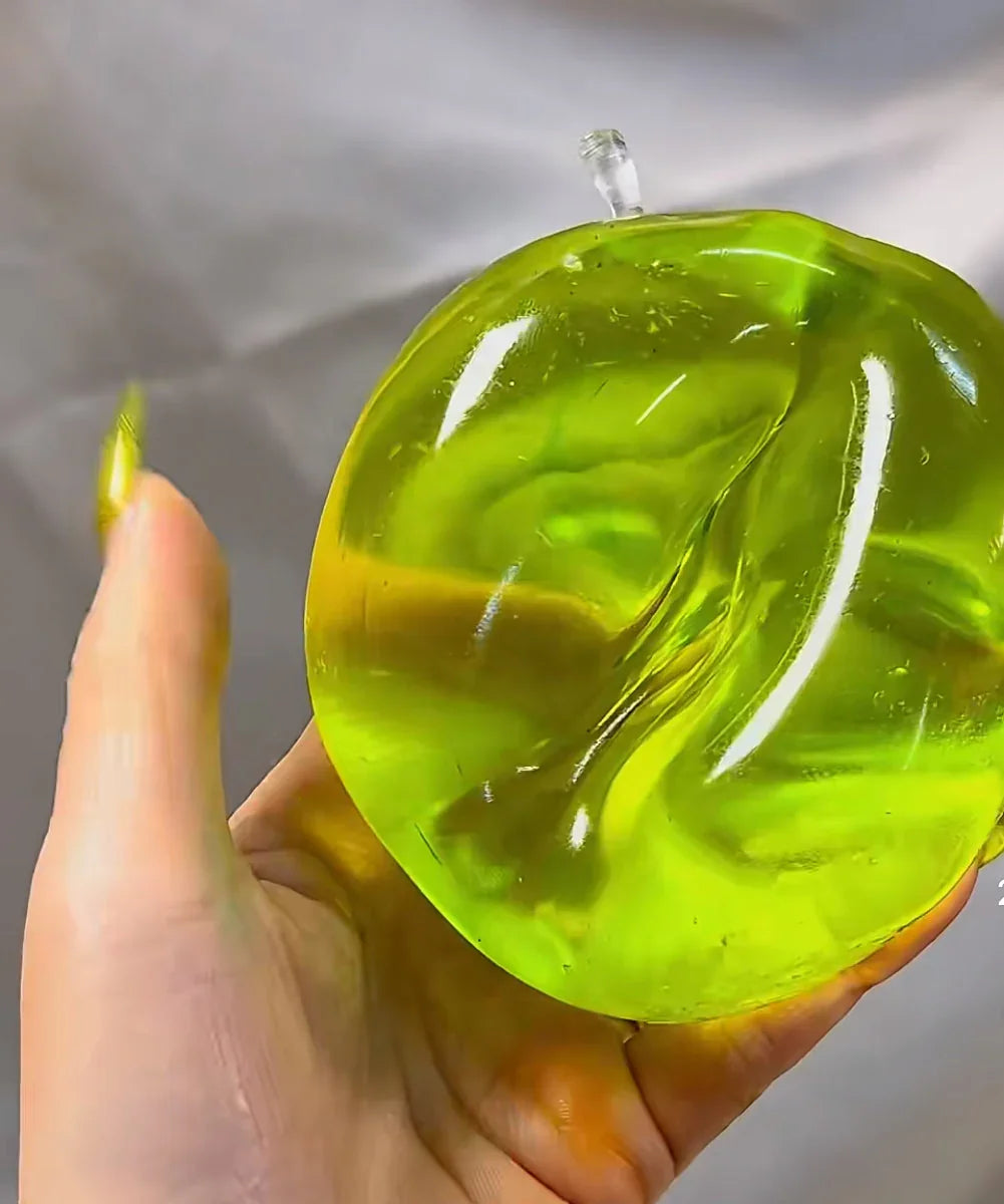 Glittery Apple (Zero bounce-back) Squish Fidget Toy