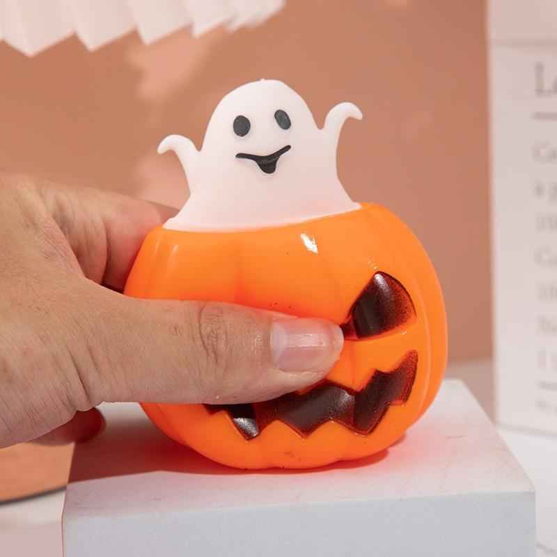 LYNSOLAB Pumpkin Ghost Fidget Toy - Ultimate Stress Relief Squeeze Toy