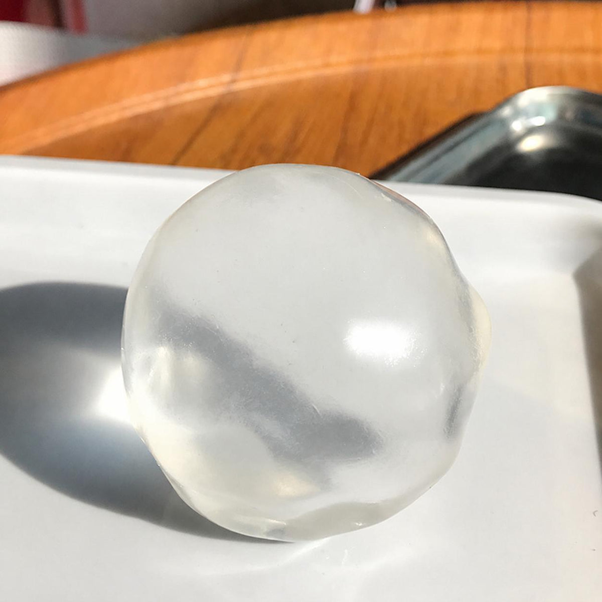 Coconut Oil Texture Squishy Ball - Ultimate Stress Relief Fidget Toy for Calming Anxiety
