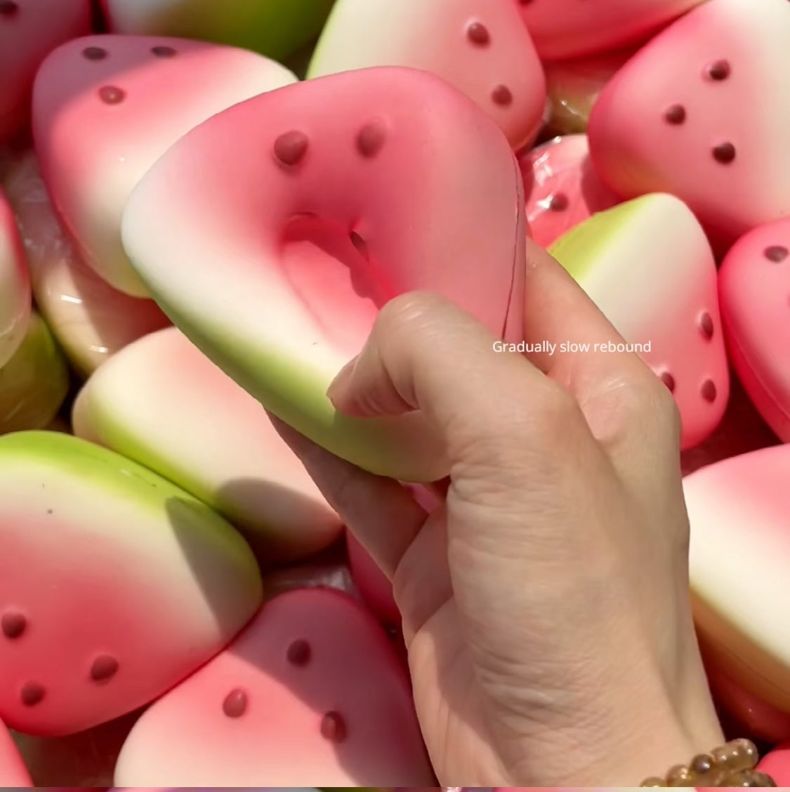 Stress Relief Watermelon Foam Squishy Fidget Toy for Ultimate Relaxation - Lynsolab