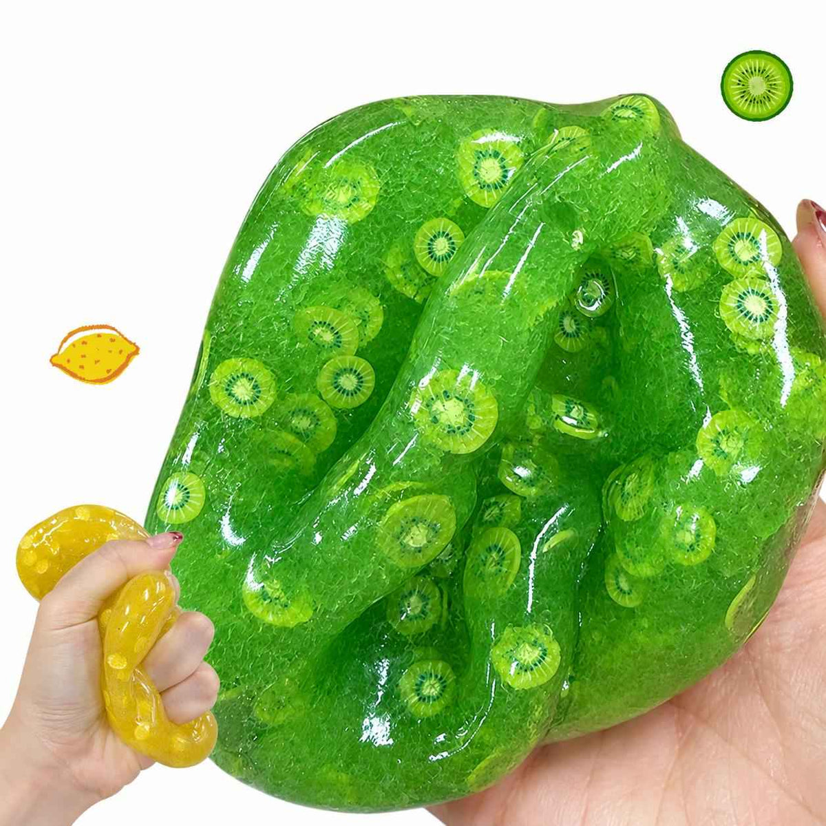 Experience Ultimate Stress Relief with the Smooth Slushy Squishy Ball – Stretchy & Moldable TPR Toy