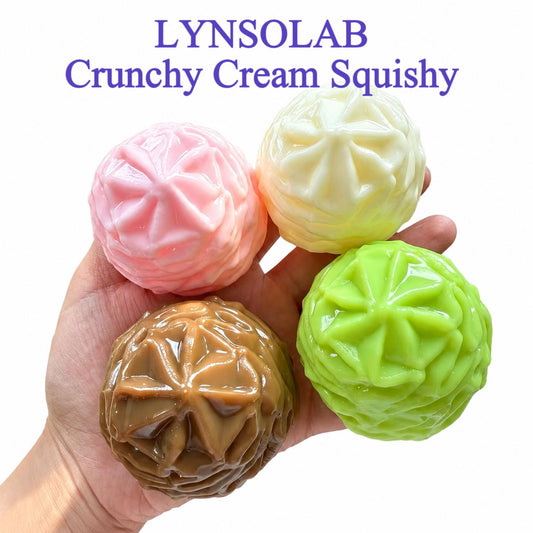 Ultimate Stress Relief with LYNSOLAB Crunchy Cream Squishy Fidget Toy