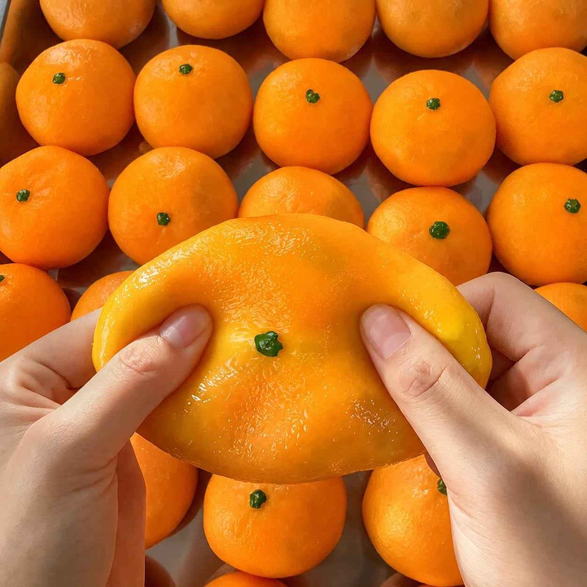 Fruit-Shape Ultimate Crunchy Squishy - LYNSOLAB Moldable ASMR Fidget Toy for Stress Relief & Sensory Play