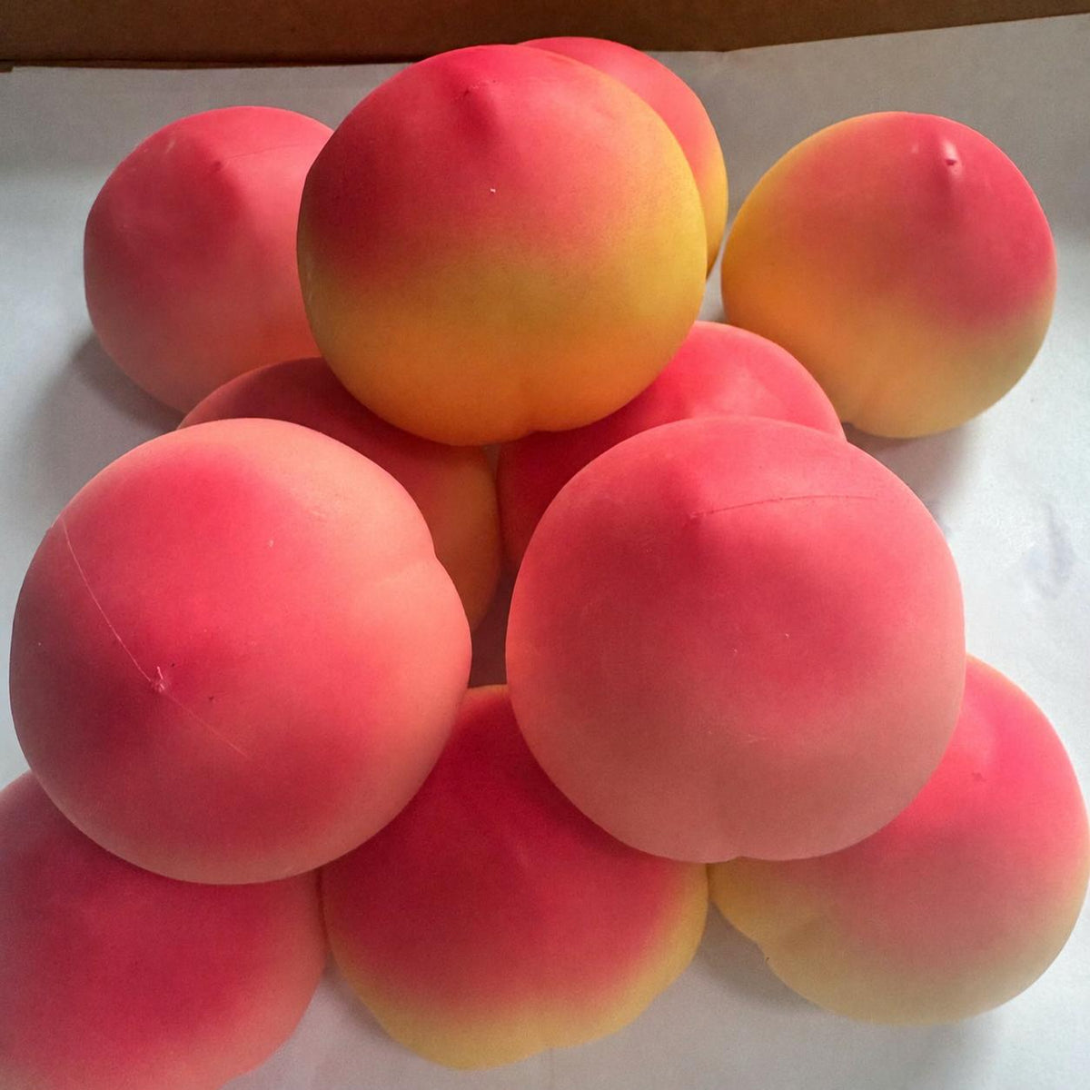 LYNSOLAB Crunchy Peach & Orange Squishy Toy | Enhance Your Stress Relief Experience