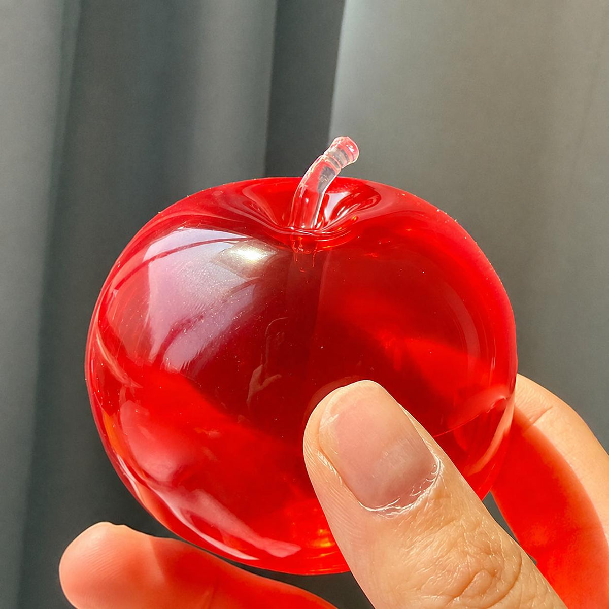 LYNSOLAB Apple Squishy Stress Relief Fidget Toy | Soft, Moldable Sensory Delight for Adults