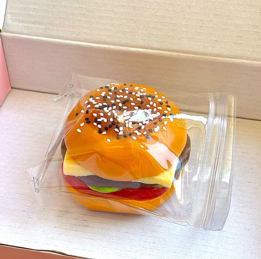 6-Layer Hamburger Squishy Fidget Toy for Stress Relief and Fun - Lynsolab