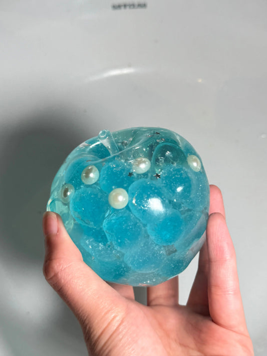 Blue Ocean Crystal Ball Apple (Zero bounce-back) Squishy Fidget Toy(10 Days Wait)