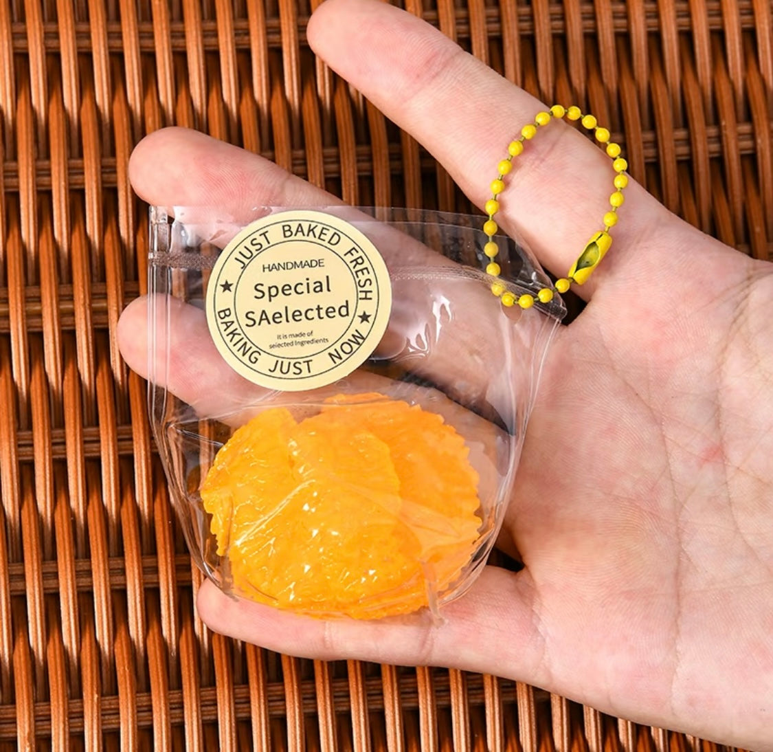 Stress-Relieving Little Fruit Squishy Keychain Fidget Toy - Lynsolab