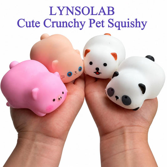 LYNSOLAB Pet‑themed Crunchy Squishy |