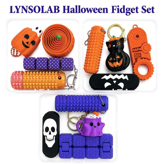 LYNSOLAB Halloween Fidget Toy Set: Portable Stress Relief and Sensory Delight