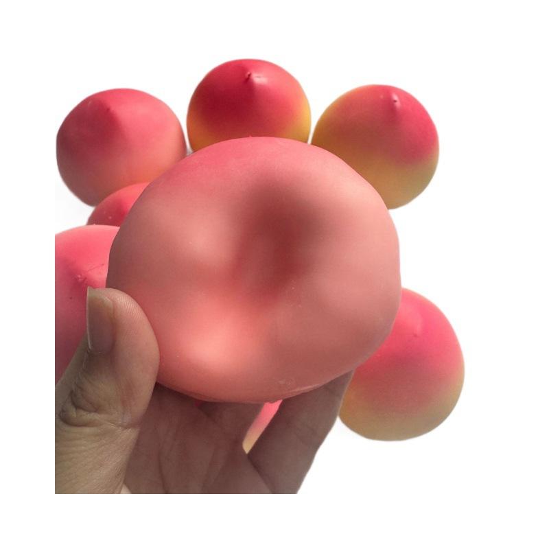 LYNSOLAB Crunchy Peach & Orange Squishy Toy | Enhance Your Stress Relief Experience