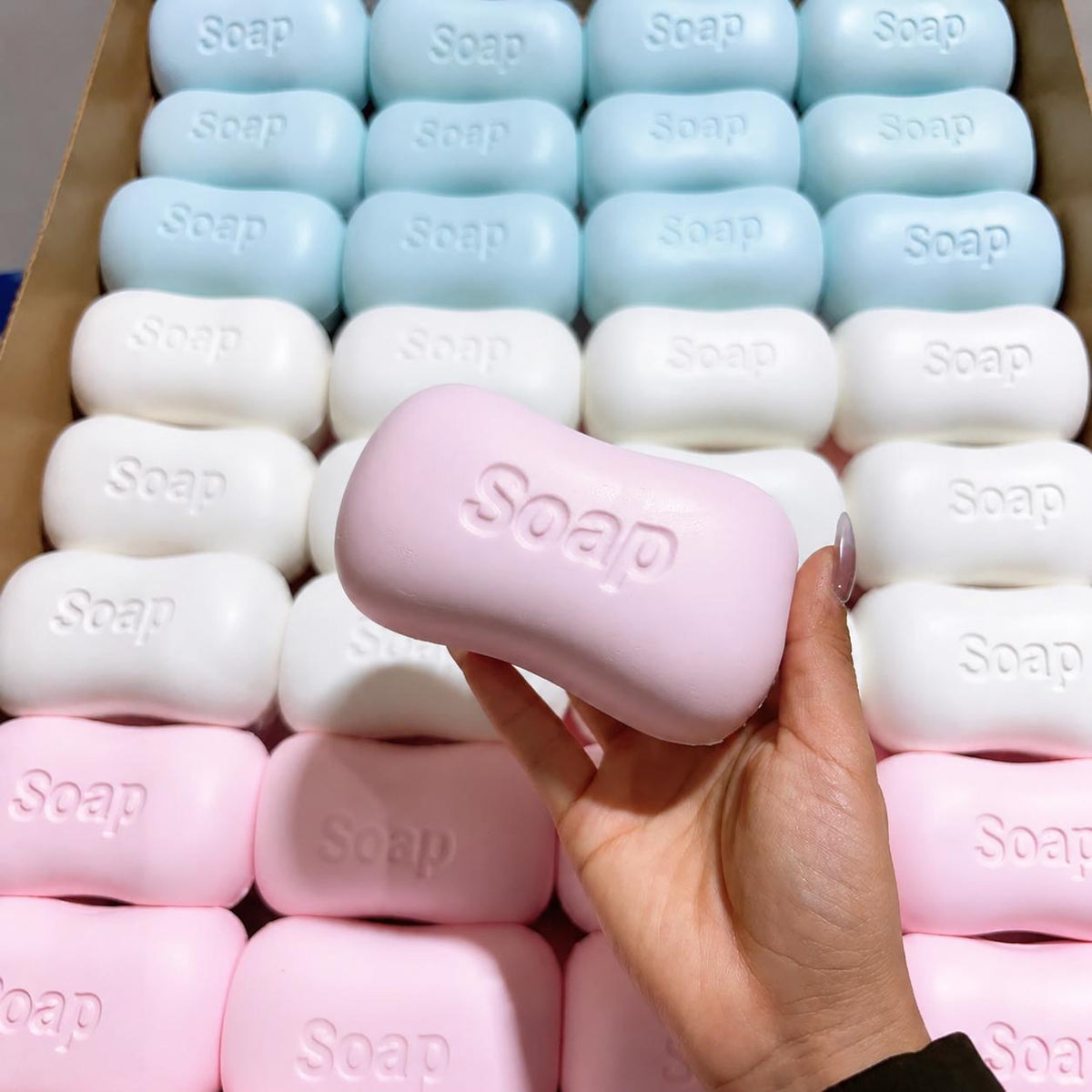 Soft Soap Shaped Fidget Toy - Stress Relief Squishy Sensory Squeeze Tool for Daily Relaxation