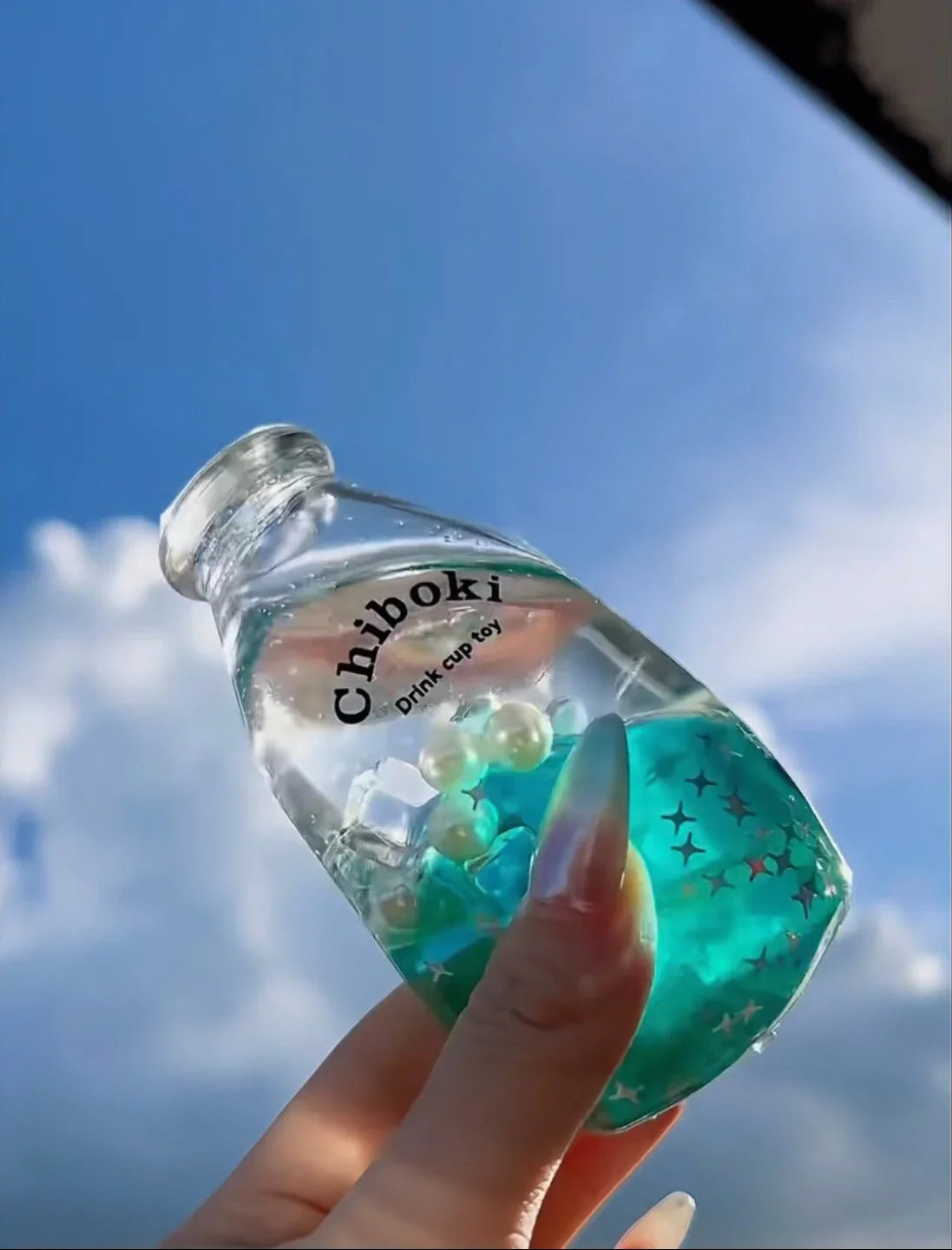 Handmade Stress Relief Fidget Toy - Pinball Squishy Bottle for Ultimate Relaxation - Lynsolab