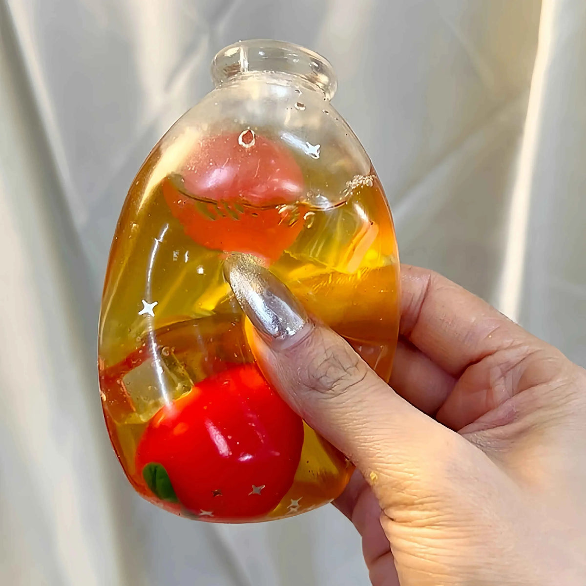 Stay Calm Anywhere with Our Handmade Stress Relief Fidget Toy – Clear Bottle Squishy Ball - Lynsolab