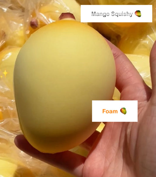 Mango Foam Slow Rebound Fidget Squishy Toy for Stress Relief - Lynsolab