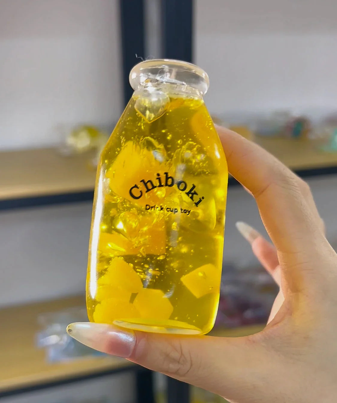 Galaxy(Galaxy Burst) + Hinatsu Bottle Squishy Fidget Toy