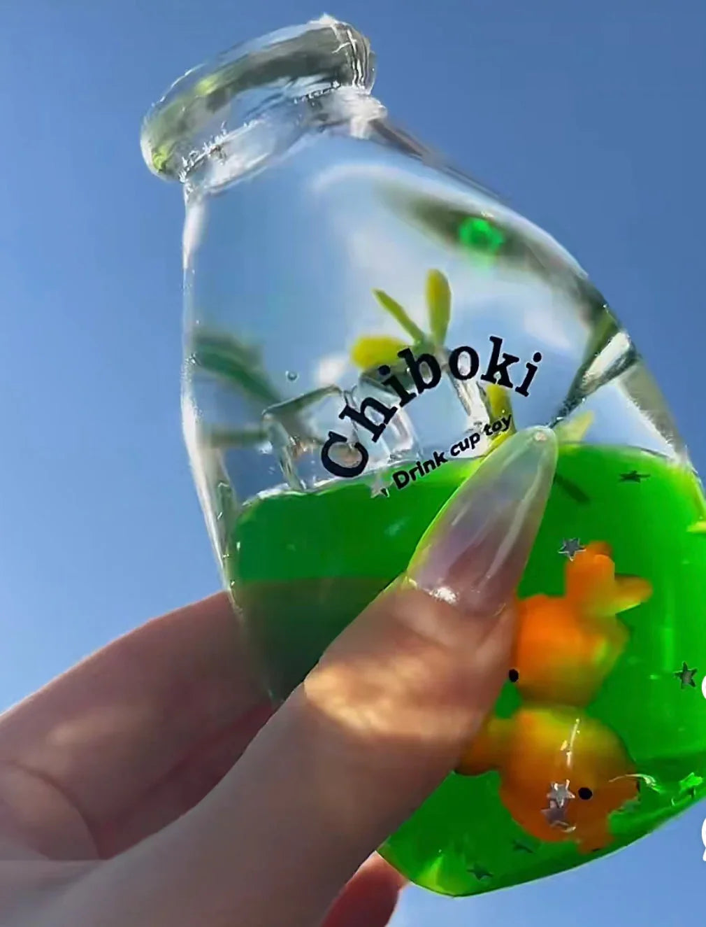Handmade Stress Relief Fidget Toy - Pinball Squishy Bottle for Ultimate Relaxation - Lynsolab