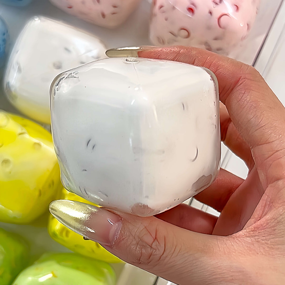 Handmade Stress Relief Toy: Unwind with Our Adorable Freeze-Dried Yogurt Squishies - Lynsolab