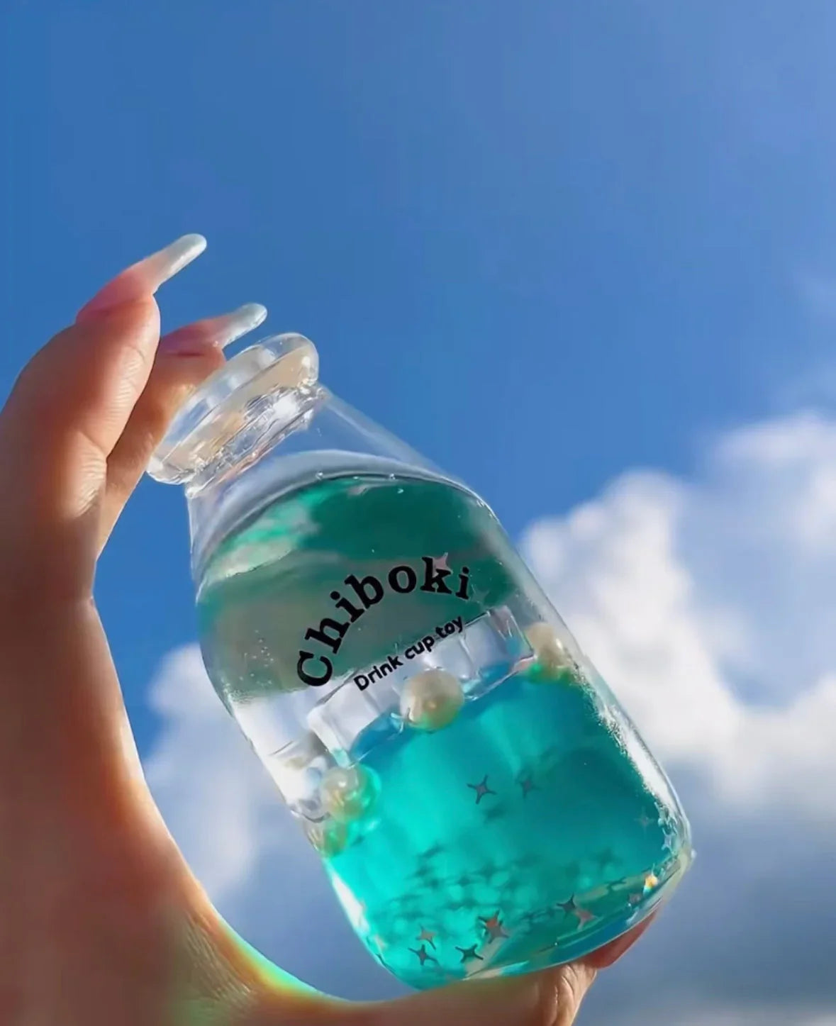 Handmade Stress Relief Fidget Toy - Pinball Squishy Bottle for Ultimate Relaxation - Lynsolab