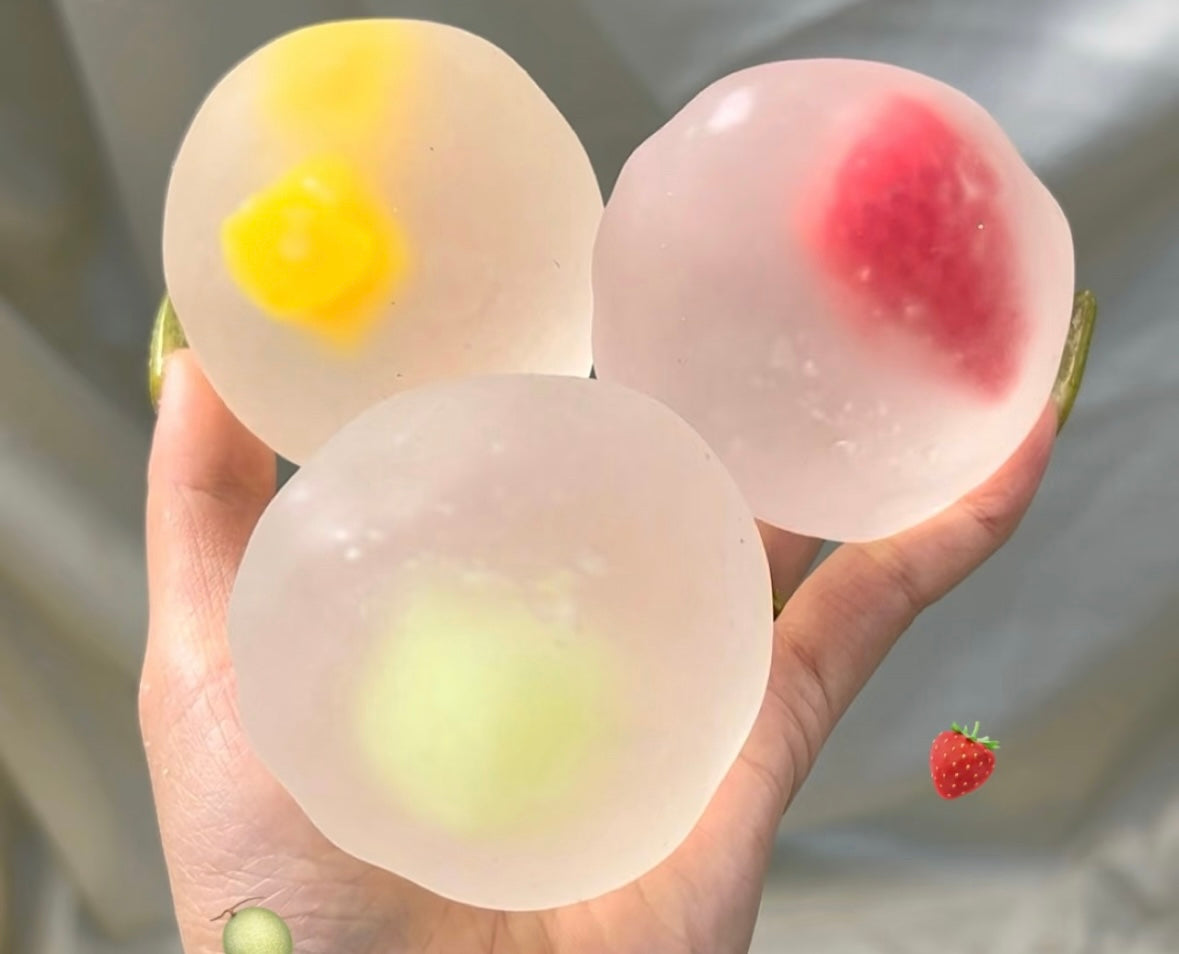 Soft Mochi Fruit Ball Fidget Toy – Your Ultimate Stress Relief Companion - Lynsolab