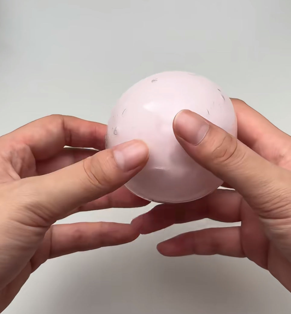Pink Cracking Wax ball Squishy Fidget Toy(Can’t Guarantee Perfect Uncracked Delivery) - Lynsolab