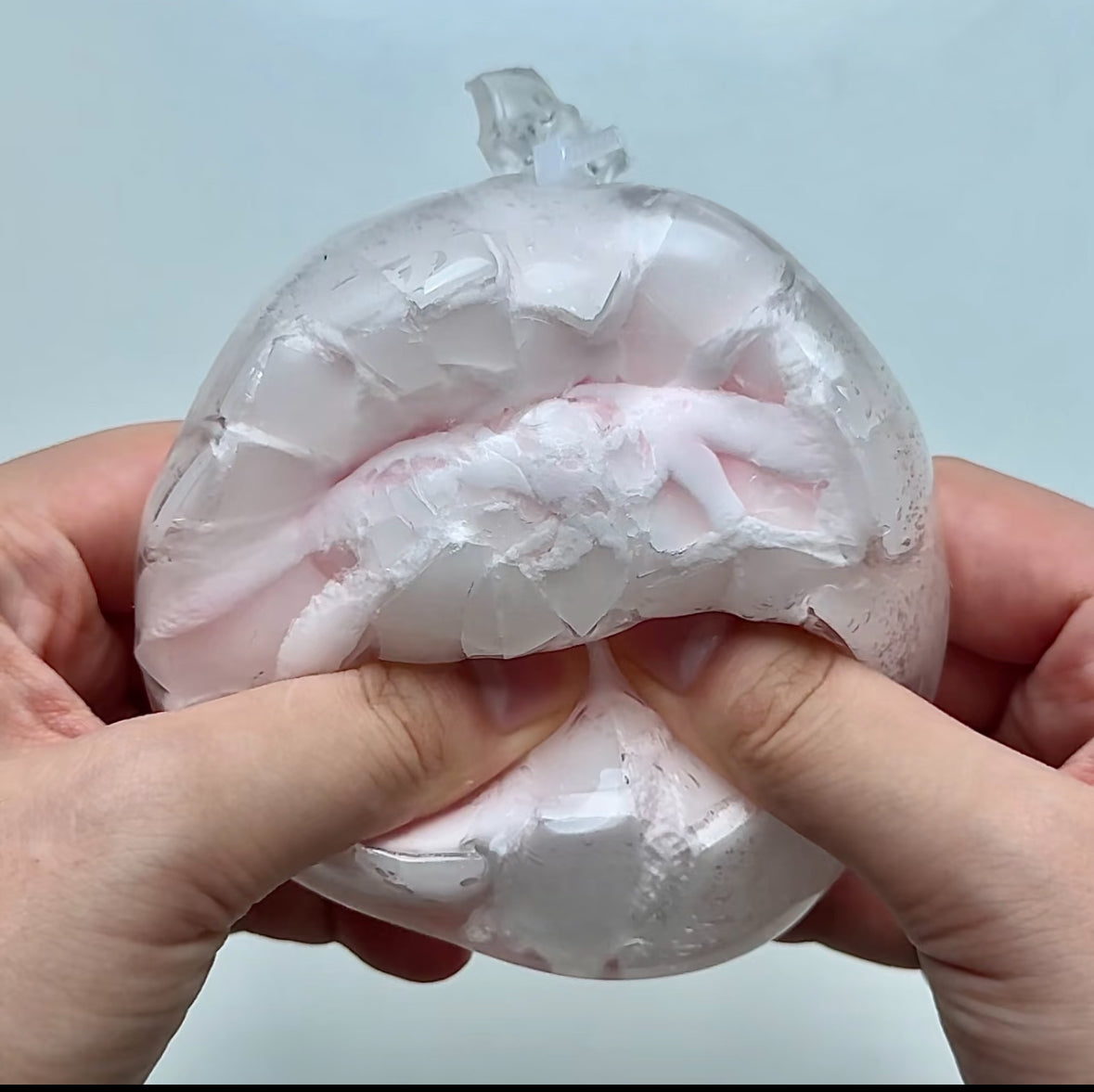 Pink Cracking Wax ball Squishy Fidget Toy(Can’t Guarantee Perfect Uncracked Delivery) - Lynsolab