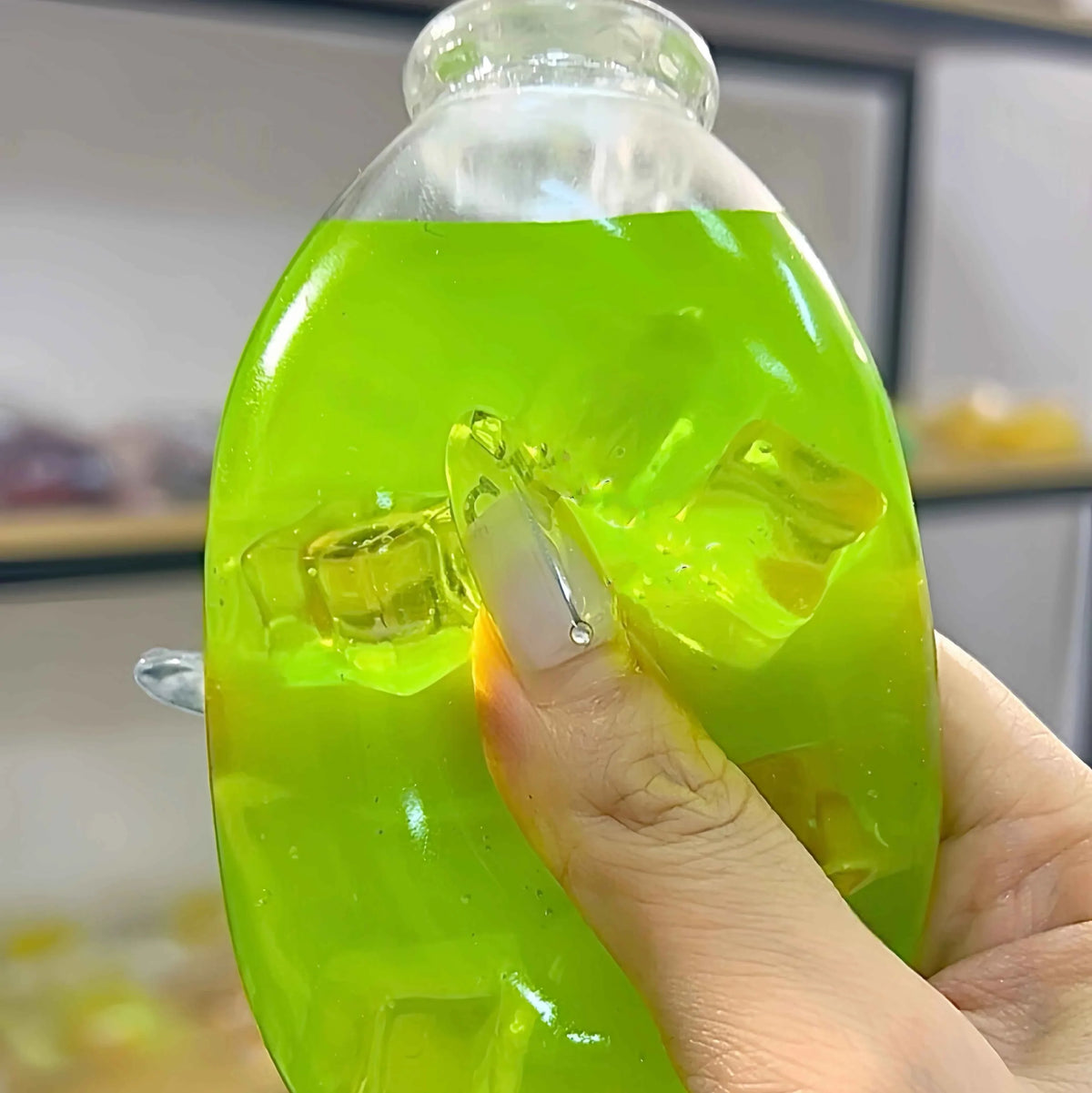 Stay Calm Anywhere with Our Handmade Stress Relief Fidget Toy – Clear Bottle Squishy Ball - Lynsolab
