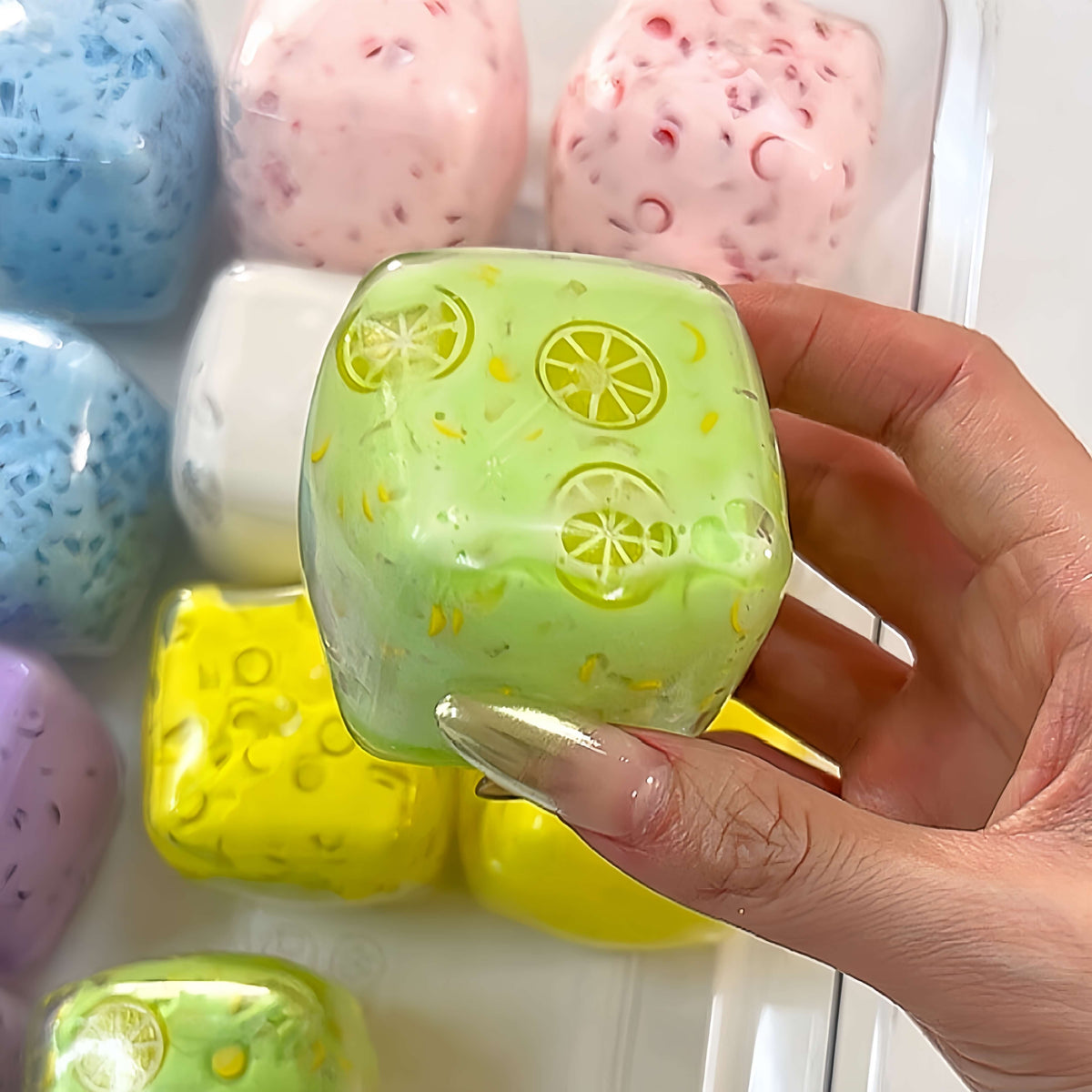 Handmade Stress Relief Toy: Unwind with Our Adorable Freeze-Dried Yogurt Squishies - Lynsolab