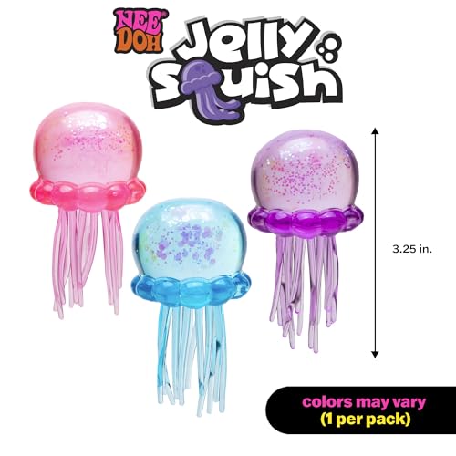 LYNSOLAB DOUGHMALT Groovy Needoh Jelly Squish Jellyfish Squeeze Toy Multi 14+