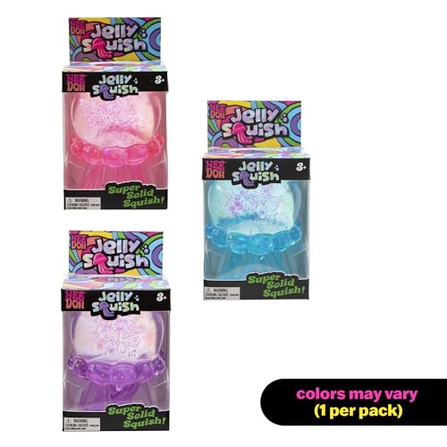 LYNSOLAB DOUGHMALT Groovy Needoh Jelly Squish Jellyfish Squeeze Toy Multi 14+