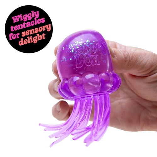 LYNSOLAB DOUGHMALT Groovy Needoh Jelly Squish Jellyfish Squeeze Toy Multi 14+